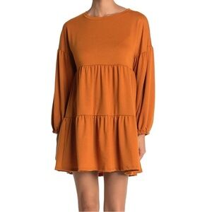 Kenedik Tiered French Terry Dress
